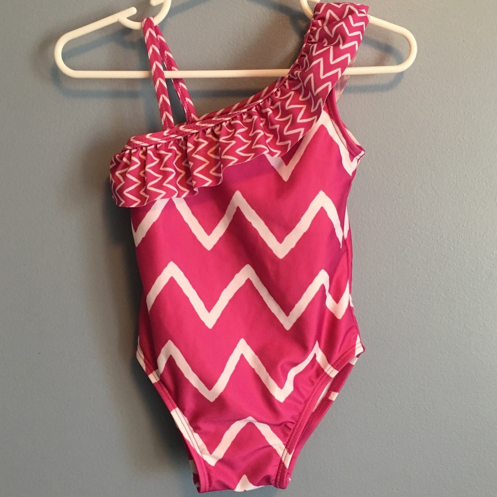 Gymboree Ruffle Shoulder Bathing Suit